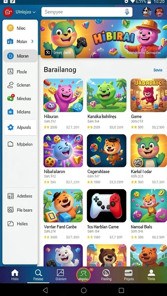 bigwinner - Tampilan antarmuka yang menarik dan mudah digunakan.