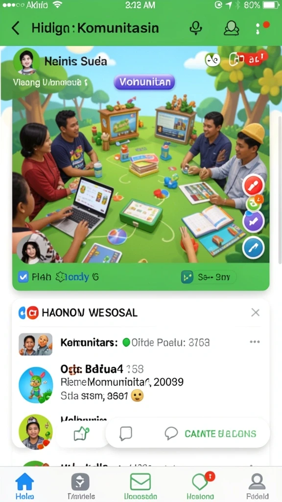 kawan777 - Antarmuka pengguna yang ramah dan menarik.