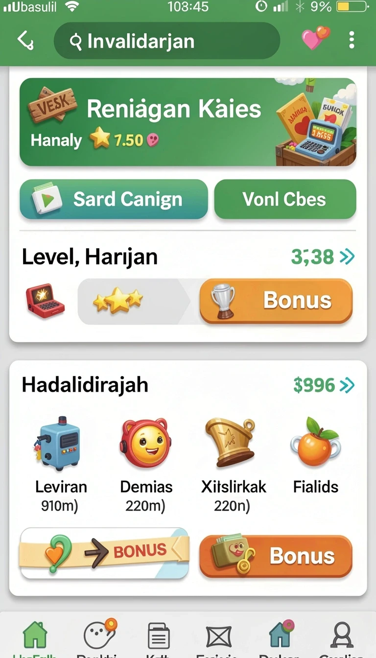 laba777 - Screenshot menampilkan bonus menarik yang bisa didapatkan.