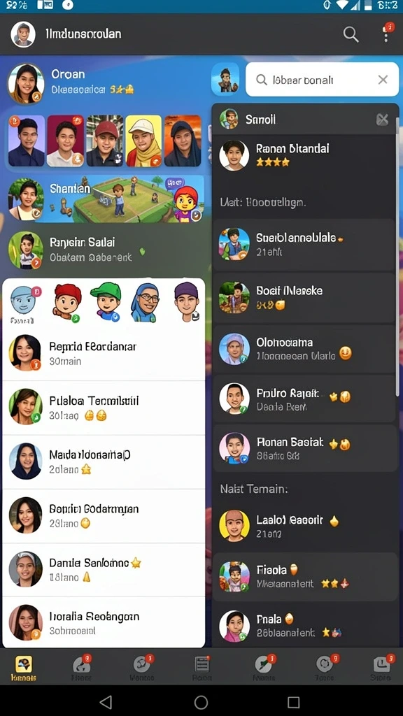 okjkt - Mode multiplayer yang seru untuk berkompetisi.